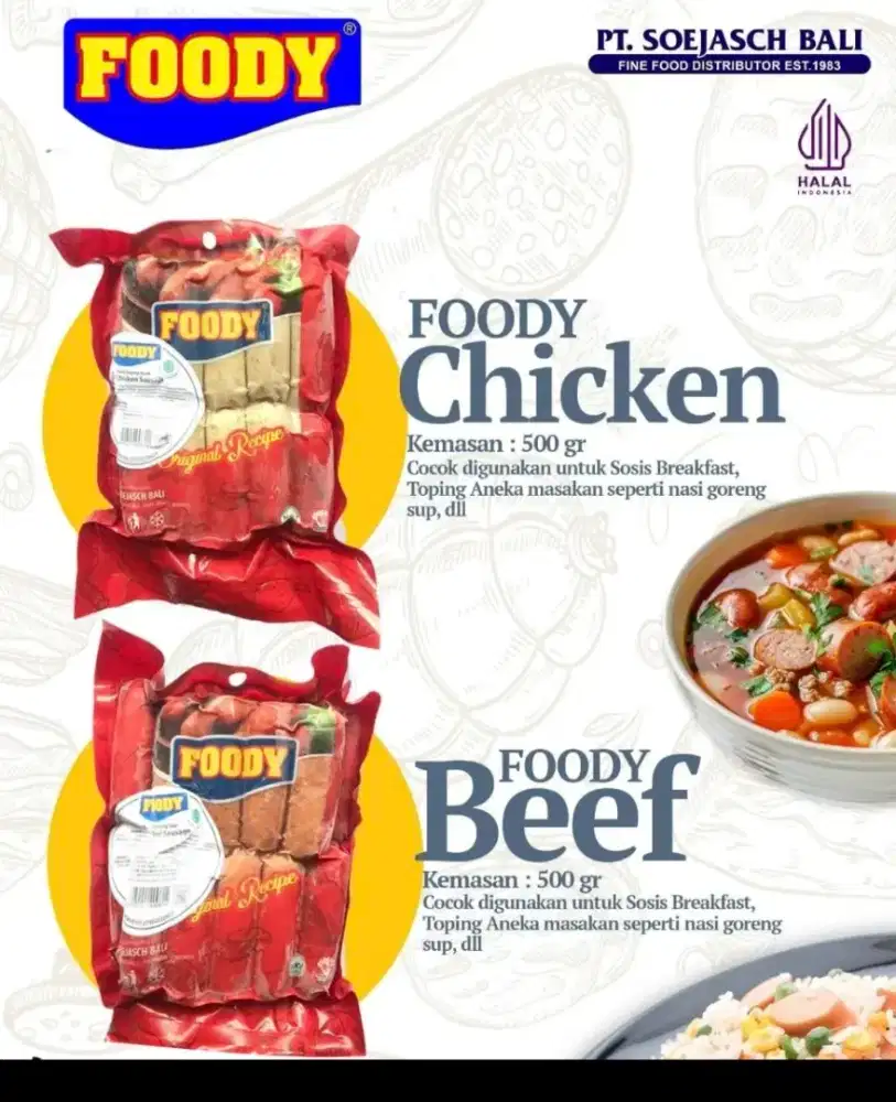 Sosis Foody Chicken or Beef