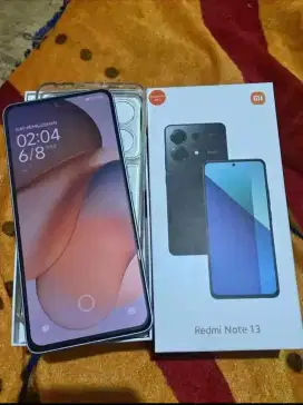 FULLSET XIAOMI REDMI NOTE 13 8+8/256 MULUS DAN NOMINUS