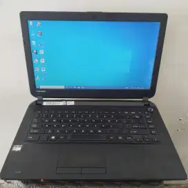 JUAL LAPTOP TOSHIBA C400-B AMD E1-6010 RAM4GB SSD128GB+HDD500GB WIN10