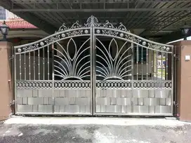 pagar stainless steel minimalis