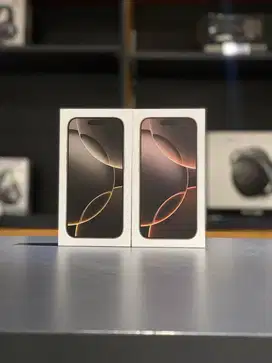 iPhone 16 Pro 128GB Dessert Titanium Garansi Resmi iBox - NEW Segel
