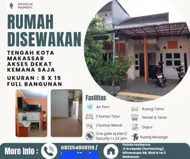Rumah Dikontrakkan, Perumahan Pointa Residence,Jl Aroepala Blok B No 2