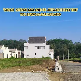 Tanah SHM 90 Jutaan Dekat Exit Tol Sawojajar Malang