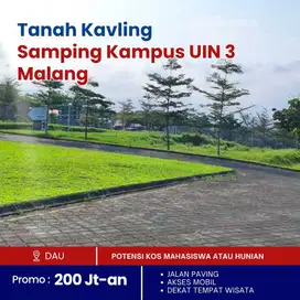 Tanah Dau Malang Jawa Timur Samping UIN 3 Malang