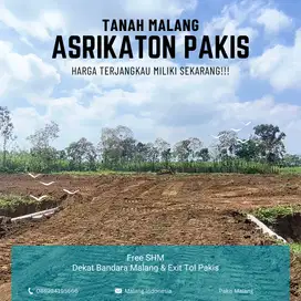 Tanah Malang Asrikaton Pakis Siap Bangun dan Huni