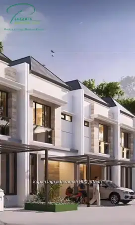Dijual rumah baru cluster 2 lantai 900 juta an di jakarta garden city