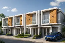Rumah Cluster Lantai dua Uang Murah