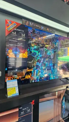 Tv tcl 75 inch 4k uhd Google TV