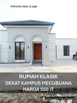 Rumah dekat Kampus UMBY di Jl Wates KM 9 Sedayu Bantul Siap Bangun