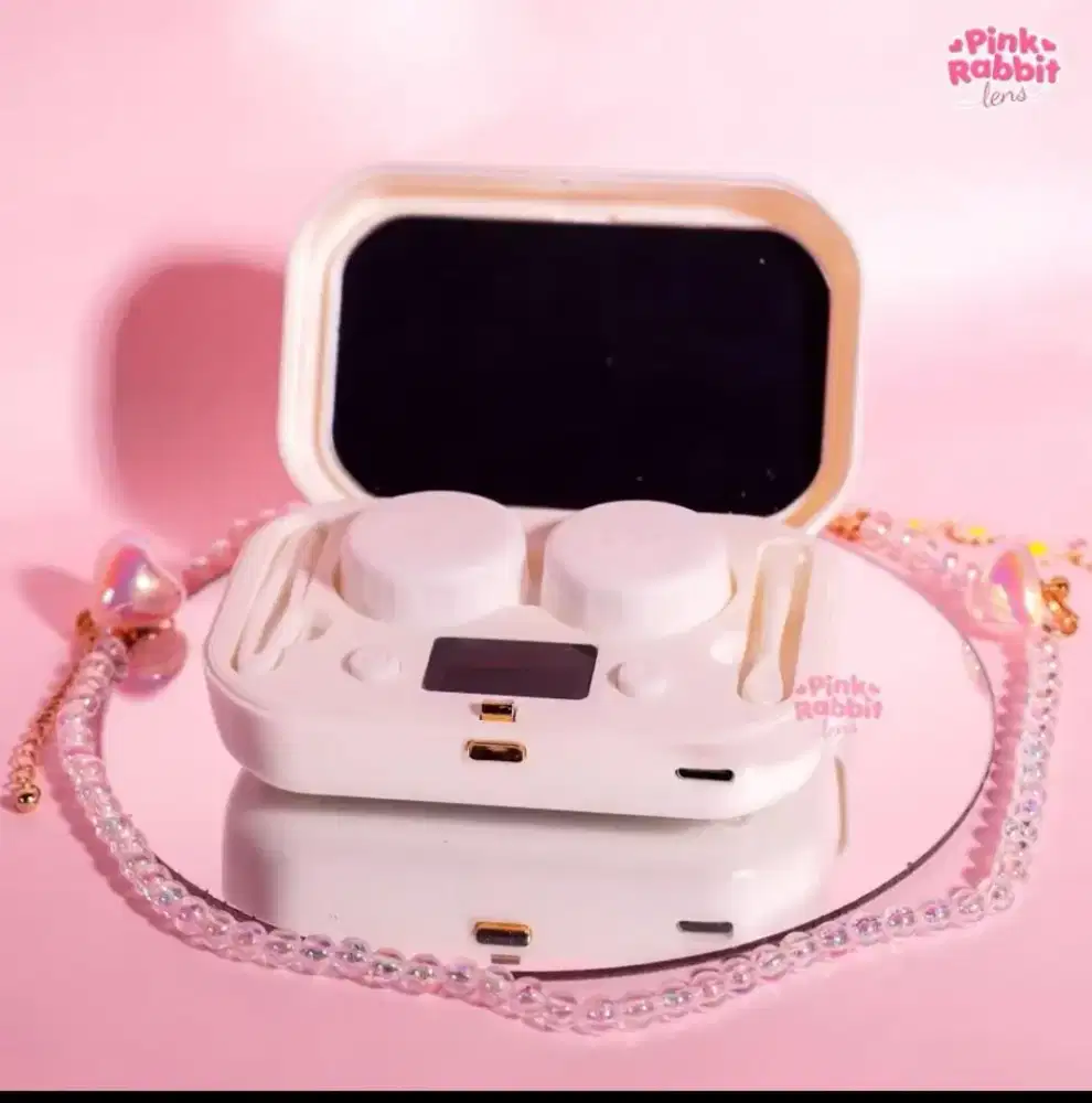 elegant ultrasonic softlens cleaner & travel kit