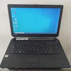 JUAL LAPTOP TOSHIBA C400-B AMD E1-6010 RAM4GB SSD128GB+HDD500GB