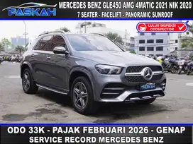 Odo=33k TAX=2026 GENAP bunga=4,5% MERCY GLE450 AMG 2021 / 2020 4MATIC