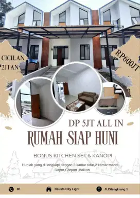 Rumah siap huni murah dp 5 JT strategis di Cilengkrang Ujungberung