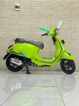 0 Kilometer‼️Vespa Primavera S150 ABS 2024 Green Magnetico - Mustika