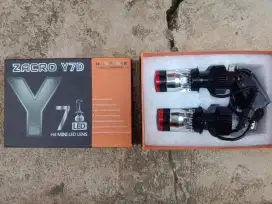 Lampu LED mobil motor mini projector projie y7d origional