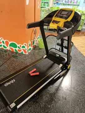 Promo treadmil eletrik jumbo kuat bb 150kg 4fungsi bekas display toko