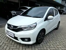 Honda Brio 1.2 E CVT AT Facelift White NIK 2021 SUPER CAKEP