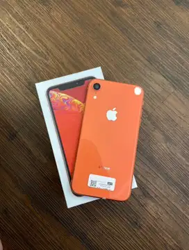 iPhone Xr 128gb warna coral normal all operator