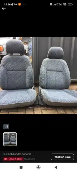 Jok depan sedan