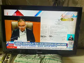 Tv lcd 37in merk samsung analog normal mal
