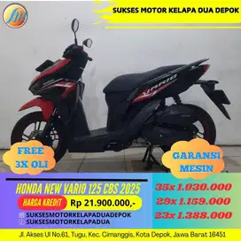 HONDA NEW VARIO 125 CBS 2025 CASH/KREDIT SYARAT MUDAH KTP/KK