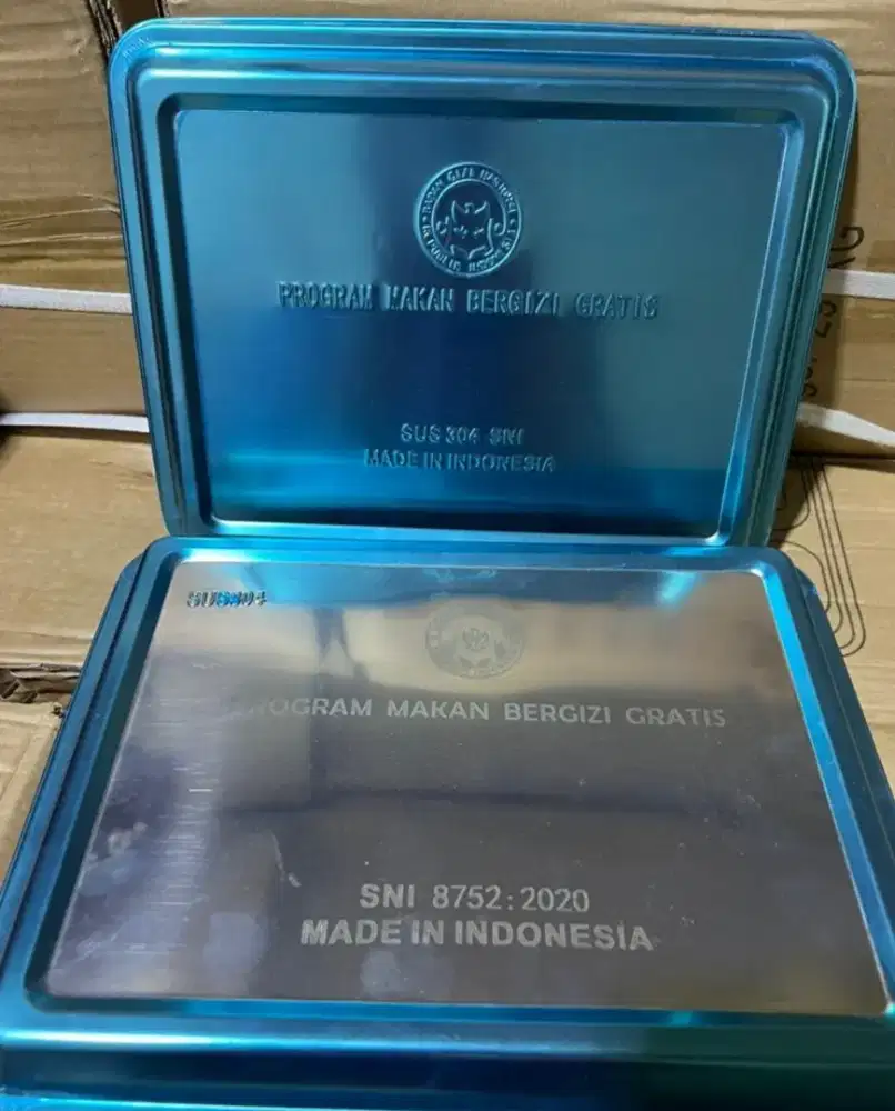 Dijual nampan/foodtray tinggi 6cm sni dan logo garuda