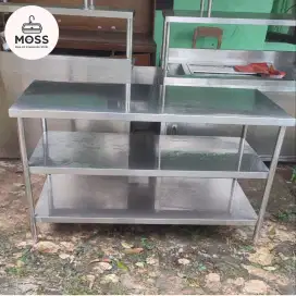 Meja Stainless 3 Susun | Kitchen Table 3 Layer