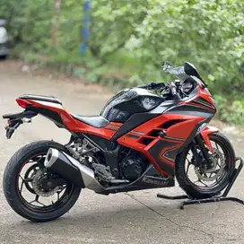 KEREN ABIS! KAWASAKI NINJA 250 FI ABS ORANGE 2013 KM 18K PAJAK PANJANG