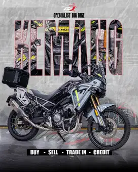 (BPKB & STNK) Full Paper CF Moto 450 Nik 2024 warna abu- abu