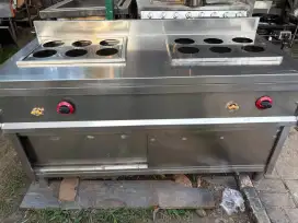 noodle 6 lubang kompor kabinet