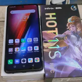Infinix hot 11s nfc ram 6+3/128 fllset mlus terawat no minus
