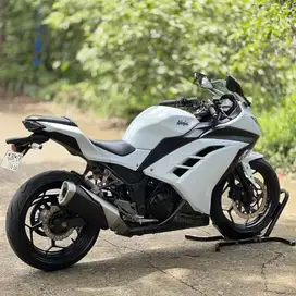KM 5K AJA! KAWASAKI NINJA 250 FI OLD PUTIH 2013 PAJAK ON SIAP NGEBUT