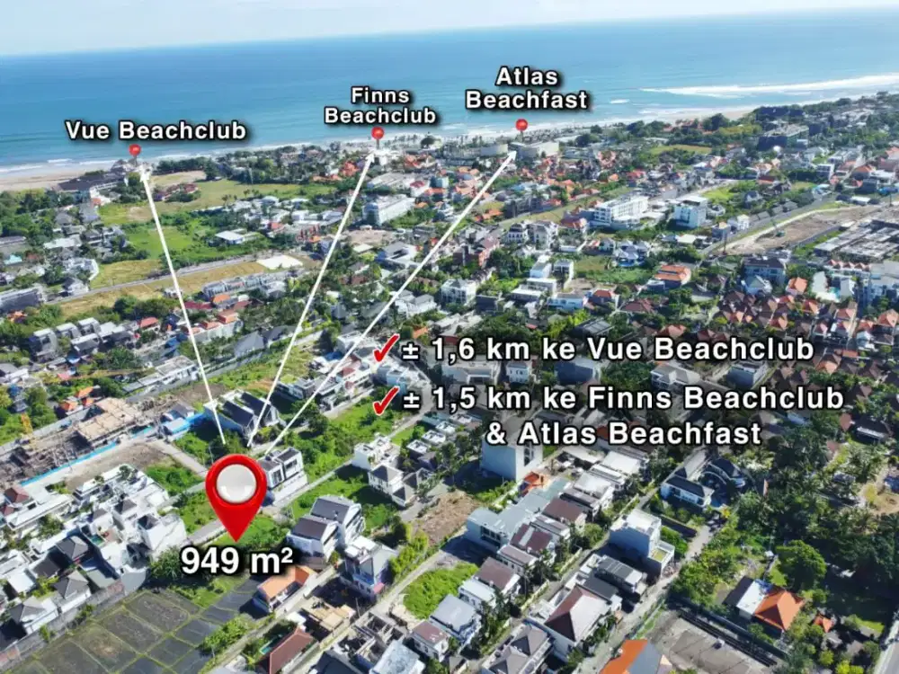 JUAL TANAH BERAWA CANGGU DEKAT FINNS CLUB