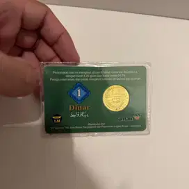 Dinar Antam Bersertifikat Hijau