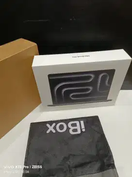 Macbook M4 Pro 14-iNci 24/512gb new segel garansi resmi iBox