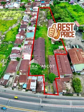 Tanah Komersial 8.450 m2 Cuma 300 Meter ke Gerbang Tol, Jl. SM. Raja