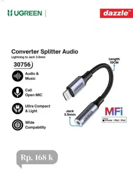 Ugreen converter Splitter audio lighting to Jack 3, 5