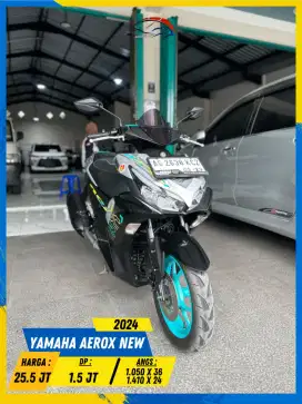 YAMAHA AEROX NEW 2024 PLAT AG MURAH POLL HIKMAH MOTOR KEPUH MALANG