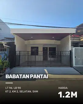 Rumah Babatan Pantai Utara STRATEGIS, SIAP HUNI