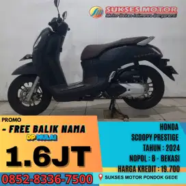 Cash Dan Kredit Honda Scoopy Prestige Tahun 2024
