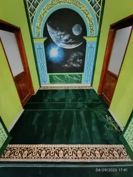 Karpet Masjid Grand Platinum Semi Impor Gratis Pasang