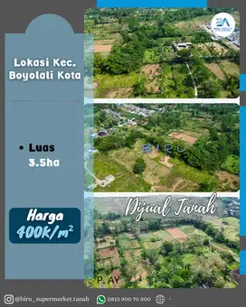 Tanah Zona Pemukiman Perkotaan Boyolali