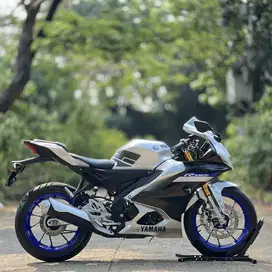 YAMAHA R15M ABS CONNECTED SILVER 2022 KM 6K PAJAK PANJANG SIAP GASPOL