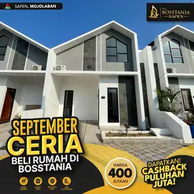 Bosstania Sapen: Rumah Strategis & Asri 7 menit ke UNS