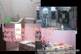 Sewa Rumah Harian Mingguan Bulanan Jogja Furnis Full 1 Rumah