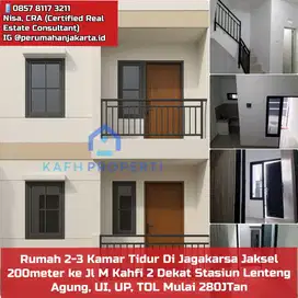 Rumah Akses Motor Di Jagakarsa Nempel Jl M Kahfi 2 Dekat Stasiun TOL U