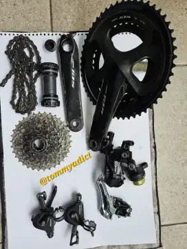 Dijual Groupset Shimano 105 2x11 speed Sepeda Lipat (Second)