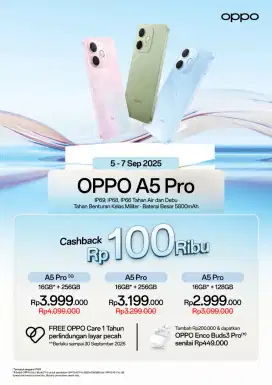 Promo Hp Oppo A 5 Series