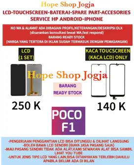 Touchscreen-Baterai-LCD Picophone Poco F1