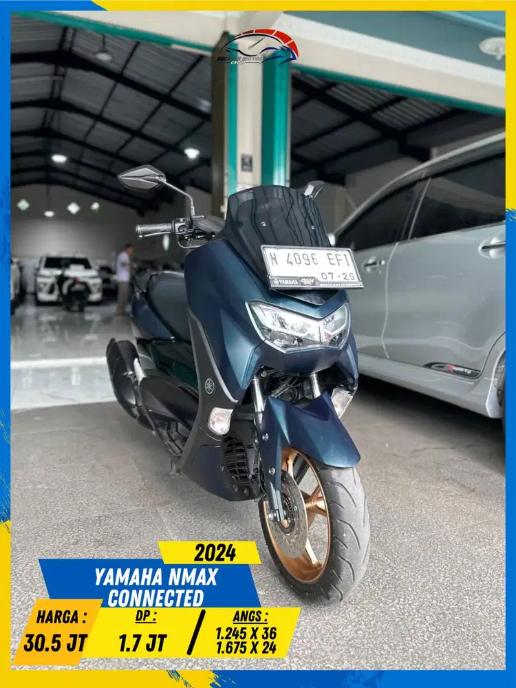 YAMAHA NMAX CONNECTED 2024 BEKAS RASA BARU BOSS HIKMAH MOTOR KEPUH